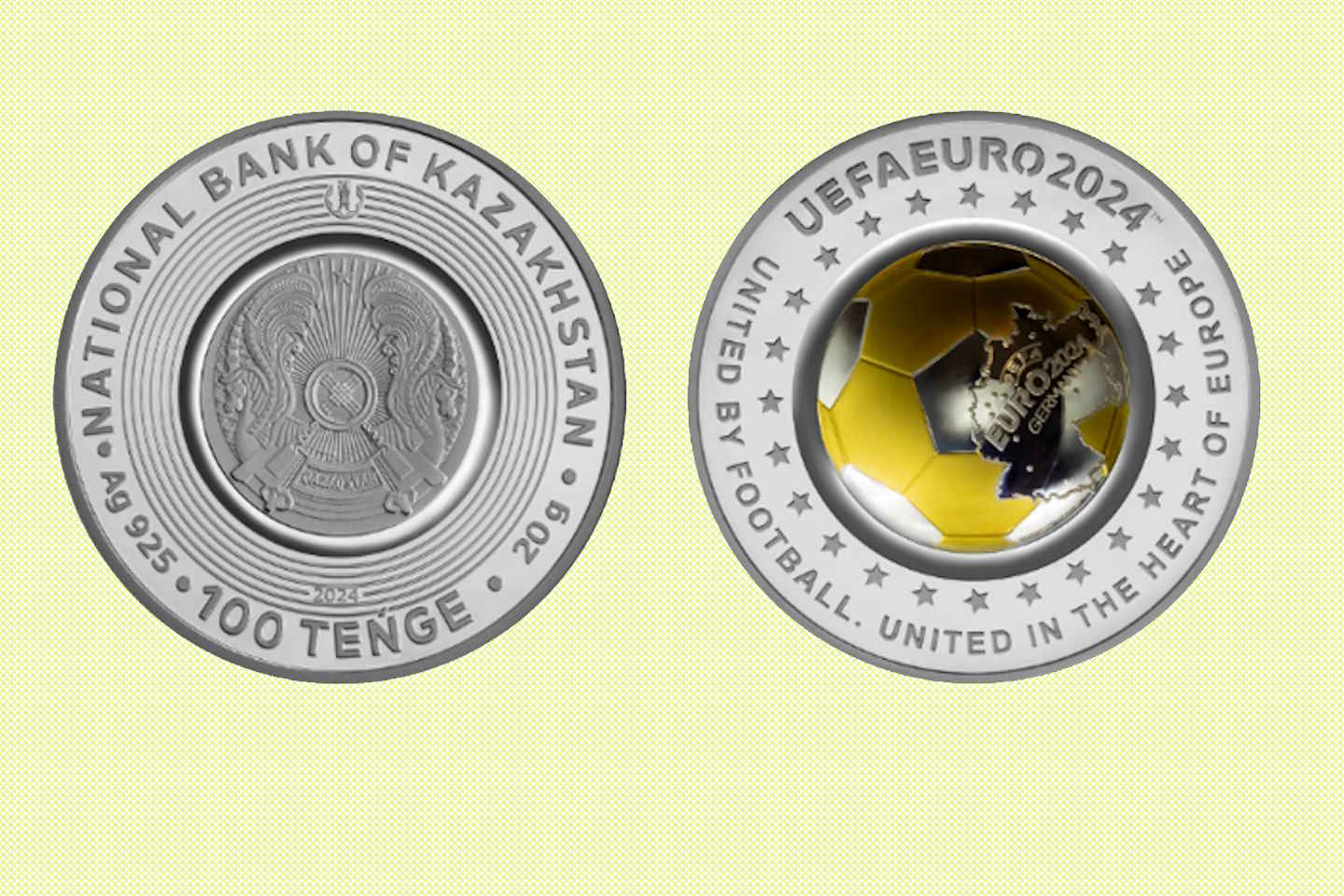 Новости Казахстана / Общество в Казахстане / В Казахстане выпустят коллекционные монеты в честь Евро-2024