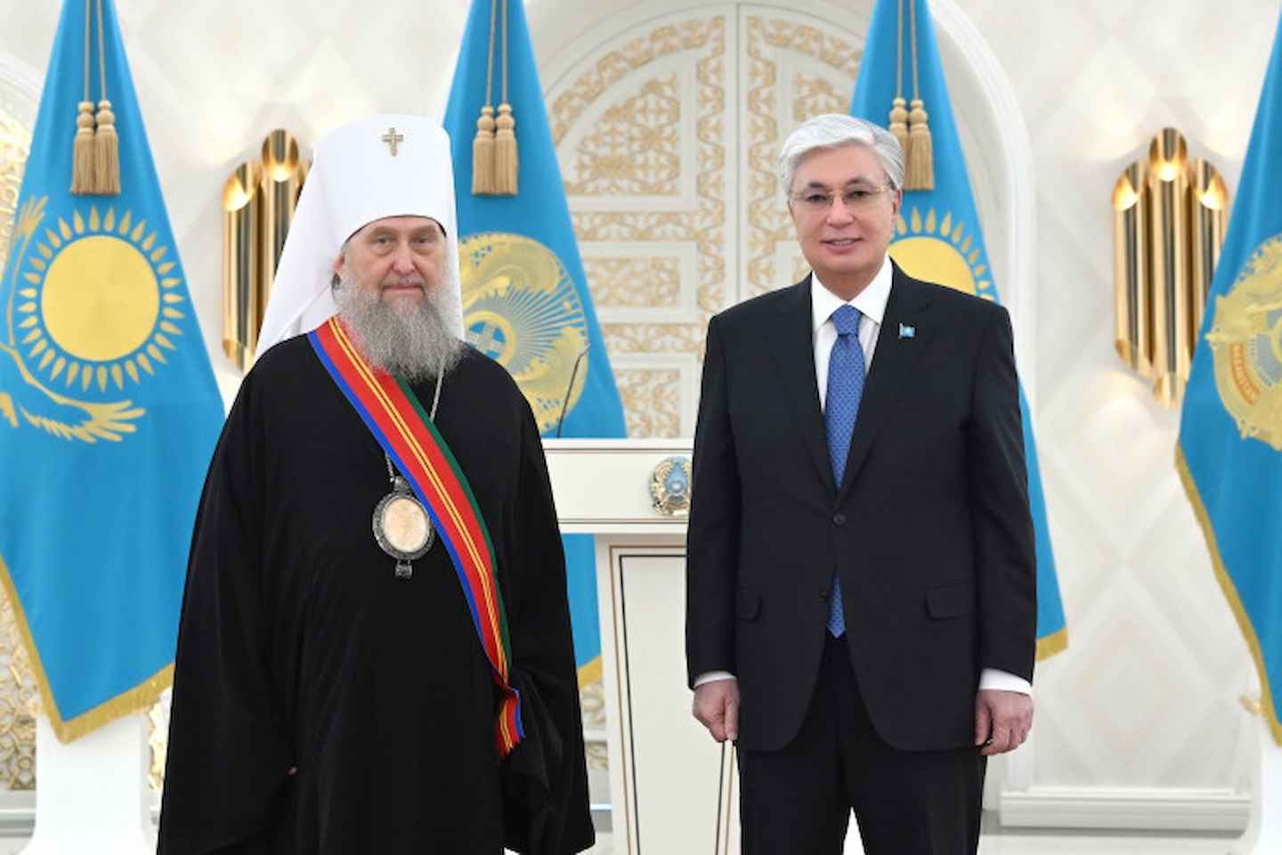 Новости Казахстана / Общество в Казахстане / Орден "Достык" вручили митрополиту Астанайскому и Казахстанскому Александру Новости Казахстана / Общество в Казахстане / Орден "Достык" вручили митрополиту Астанайскому и Казахстанскому Александру
