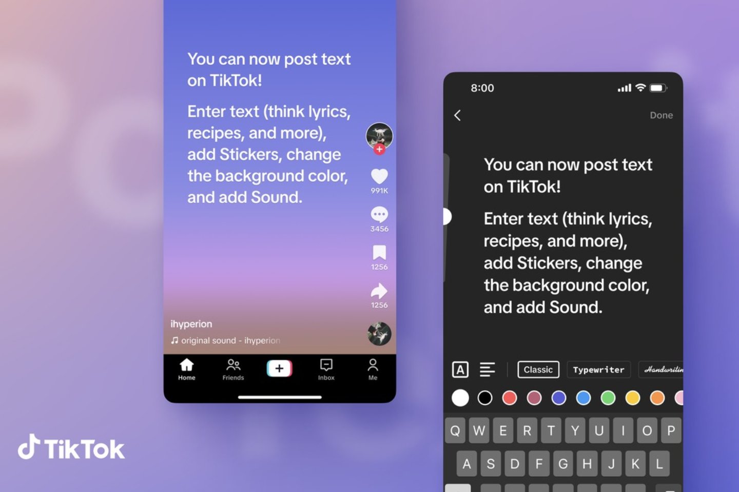 Партнерские материалы / TikTok представил формат текстовых публикаций Партнерские материалы / TikTok представил формат текстовых публикаций