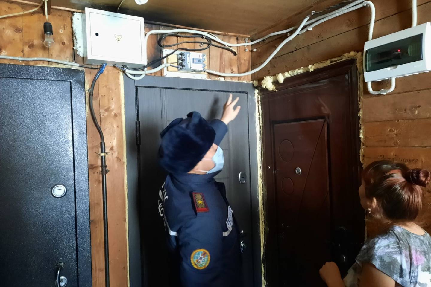 Новости Казахстана / Общество в Казахстане / Противопожарный десант побывал в Риддере