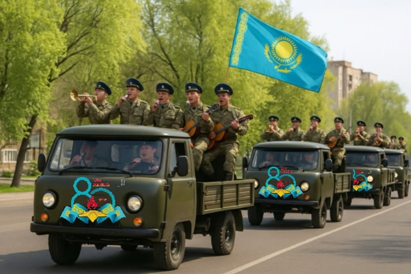 Усть-Каменогорск и ВКО / Көшпелі концерт Өскеменнің әр ауданын аралап өтеді Усть-Каменогорск и ВКО / Көшпелі концерт Өскеменнің әр ауданын аралап өтеді