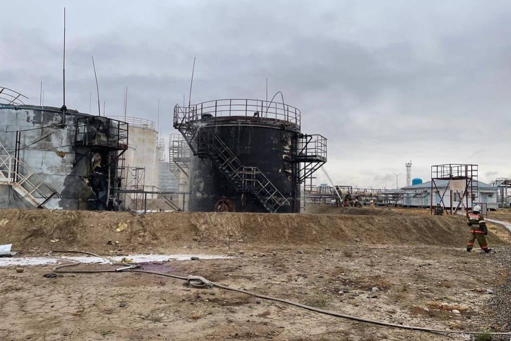 Происшествия в Казахстане и мире / На газоперерабатывающем заводе в Жамбылской области произошел пожар Происшествия в Казахстане и мире / На газоперерабатывающем заводе в Жамбылской области произошел пожар